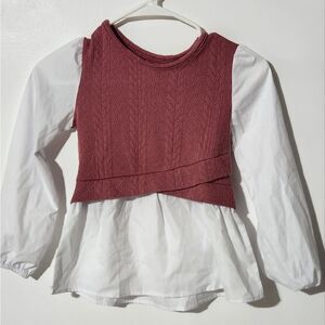 Colette lilly heather rose sweater shirt